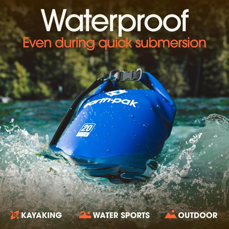 Earth Pak Waterproof Dry Bag - Roll Top Waterproof Backpack