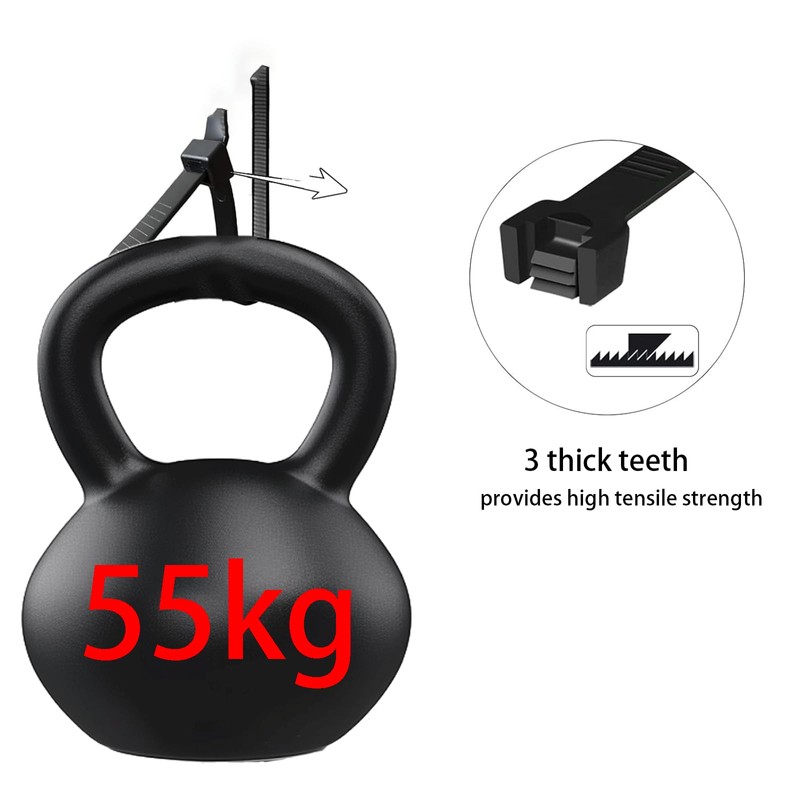 EzySup Extra Large Zip Ties Heavy Duty for Outdoor Use,350mm