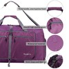 Woogwin Travel Duffle Bag Large Foldable Waterproof Overnight Bag for