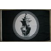 3'x5' Ghost Pirate Ship Flag Black Sea Mutiny Jolly Roger