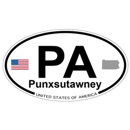 US Decal, Inc. Punxsutawney, Pennsylvania Oval Sticker
