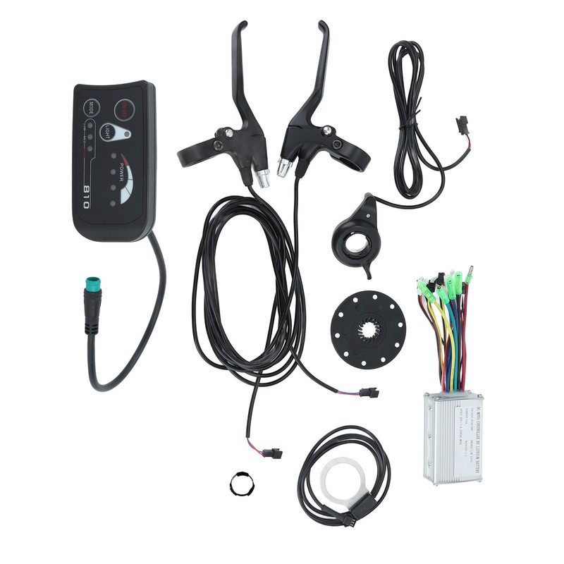 Electric Bike Controller Kit with Brake Handle Thumb Throttle 250W