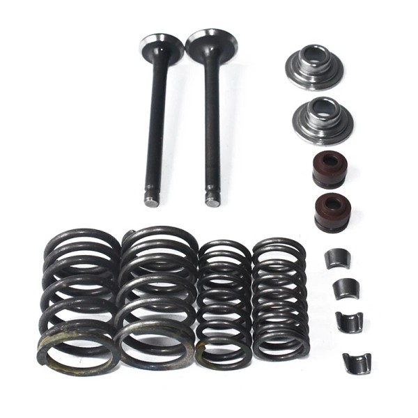 Unbranded Intake Exhaust Valves Springs Rebuild Kit 50 GY6 50