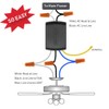 YUKIHALU 3-in-1 Small Size Universal Ceiling Fan Remote Control Kit,