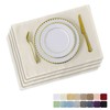 Home Brilliant Light Beige Rectangle Placemats 33 X 48 CM,
