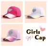 SLOW & MELLOW Kids Girls Cap, Heart, Rainbow Glitter Hat,