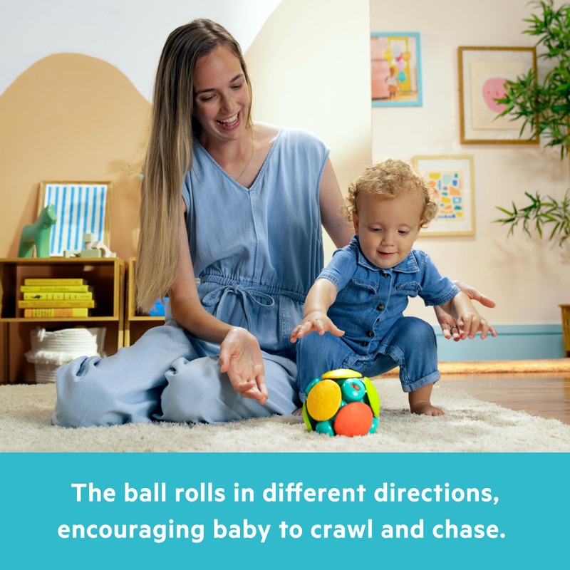 Bright Starts Wobble Bobble Activity Ball Toy, Baby & Toddler