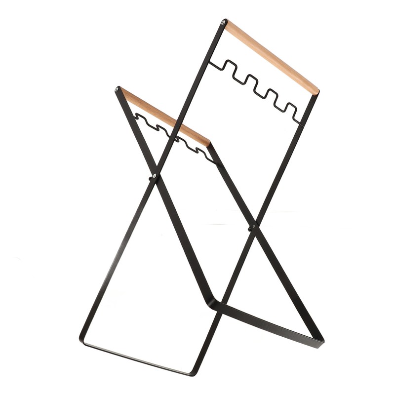 Trash Bag Holder Stand Folding Rust Resistance Plastic Recycling Bag