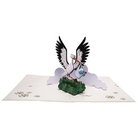 Hartensteler Pop Up Greeting Card The Smurfs, Baby Smurf (15x20cm)