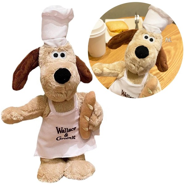 YGCHEN Dog Plush Toy Chef Dog Plush Doll Cuddly Toy