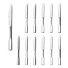 Alata Kate Steak Knives, Set of 12, Stainless Steel Flatware,