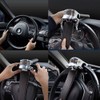 ASENDIWAY Steering Wheel Lock Universal Anti-Theft Device Heavy Duty Security