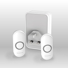 Honeywell 150m Wireless Plug-in Front Door/Back Door Doorbell kit