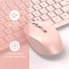 seenda Wireless Keyboard and Mouse Combo, 2.4GHz Wireless Quiet Keyboard