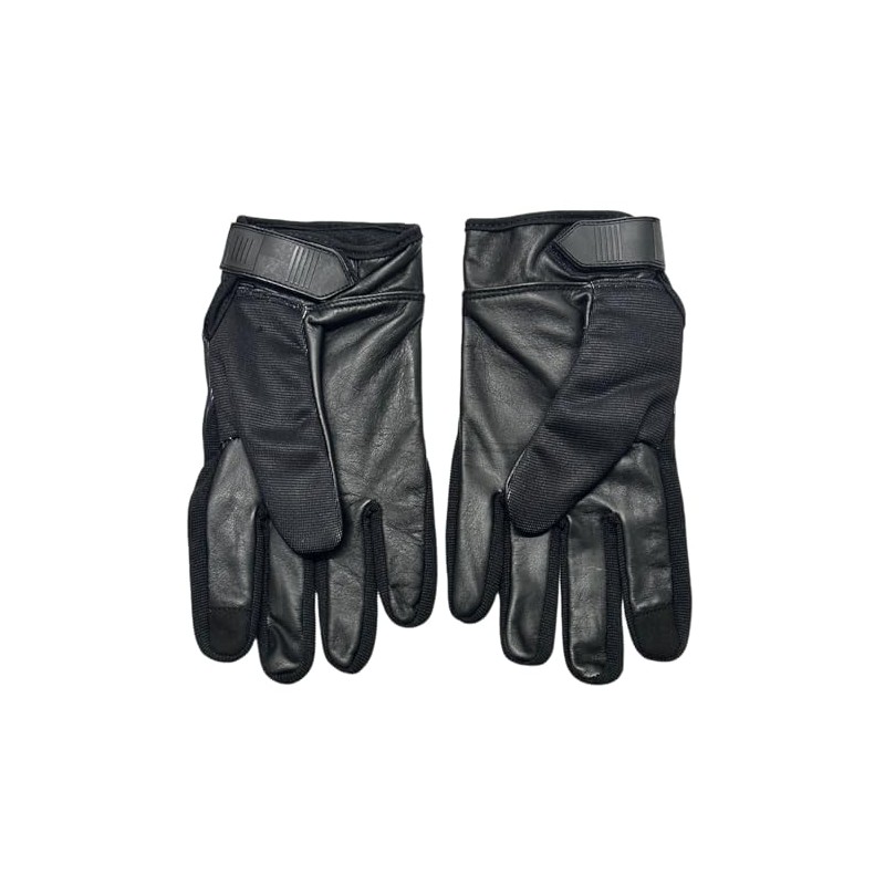 Demons Behind Me Black Gloves - White Logo Medium