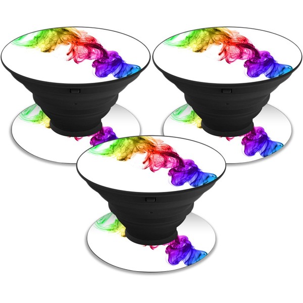 MightySkins Skin Compatible with PopSocket PopSocket - Rainbow Smoke | Protective, Durable, and Unique Vinyl Decal wrap Cover | Easy to Apply, Remove, and Change Styles | Made in The USA