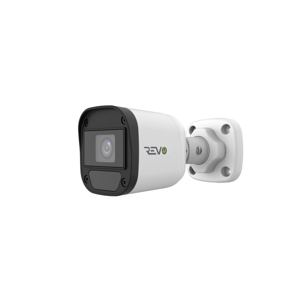 REVO America RTCB30-1 Aero HD 1080p Indoor/Outdoor IR Bullet Camera with 3.6mm Fixed Lens, 60' BNC Cable Included, White