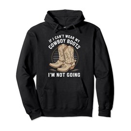 Cowboy Boots Barn Bull Rider Rodeo Country Western Pullover Hoodie
