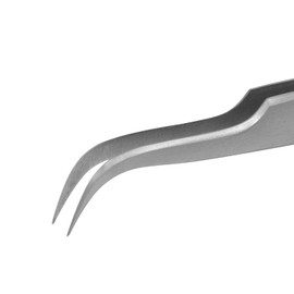 Lash Pointed Tweezers Straight & Curved Eyelash Extension Pack of 2 Stainless Steel Makeup Tweezer Tip Fals Tools