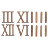 OSALADI Clock Numbers Roman Clock Numerals, 3D DIY Wall Clock