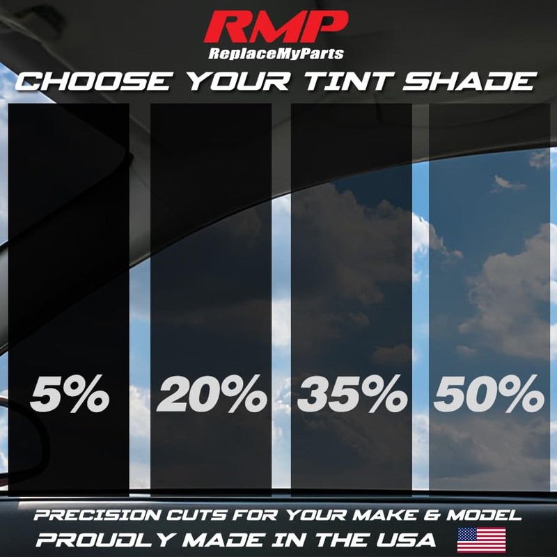 PreCut Front Door Window Tint Kit Compatible with Dodge Ram