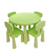 Yumiclub Playroom Furniture Kids Table and Chairs, 5 Piece Plastic