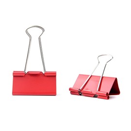 Red Bulldog Clips 32mm Paper Clip 36pcs Binder Clips (36, 32mm)