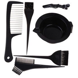 SAFIGLE 8-Piece Hair Dyeing Tools Set Mixing Bowl Clips and Brushes for Home Hair Coloring