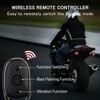 SEISSO 4-Pack Wireless Remote Control Anti-Collision LED Strobe Lights Kit