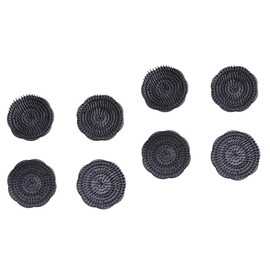 Minkissy 2sets Natural Bristle Scalp Massager Brush Hair Shampoo Brush Scalp Scrub Massager Hair for Growth Relaxation 4pcs*2