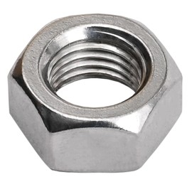 Pack of 100 Hexagon Nuts M6 DIN 934 Stainless Steel A2 - Hexagonal Nut Standard Version M 6 - V2A Stainless Steel