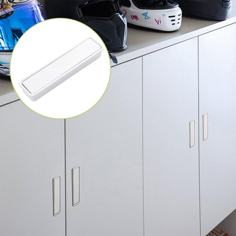 UFURMATE Flush Mount Door Pull, 2Pcs Zinc Alloy Pocket Door