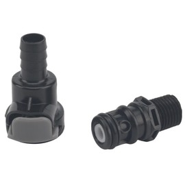HeuroFosh 8838HF6 Universal Sprayless Connector for Marine Boat Engine with Male and Female Connector 8838TM6
