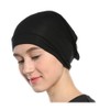 Modern Hejab mens female Black Under Scarf Tube Cap with