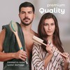 MainBasics Back Scrubber for Shower – Long Handle Dual-Sided Brush