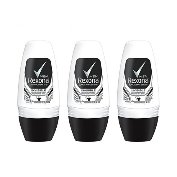 Lexona Deodorant for Waki Roll-On Men Invisible 1.7 fl oz (50 ml) x 3 Piece Set