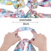 Cutewing Scarf Scrunchie for Women Girls，6PCS Bow Scrunchie Hair Scarf
