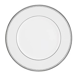 Lenox Pearl Platinum Dinner Plate, 1.50 LB, White