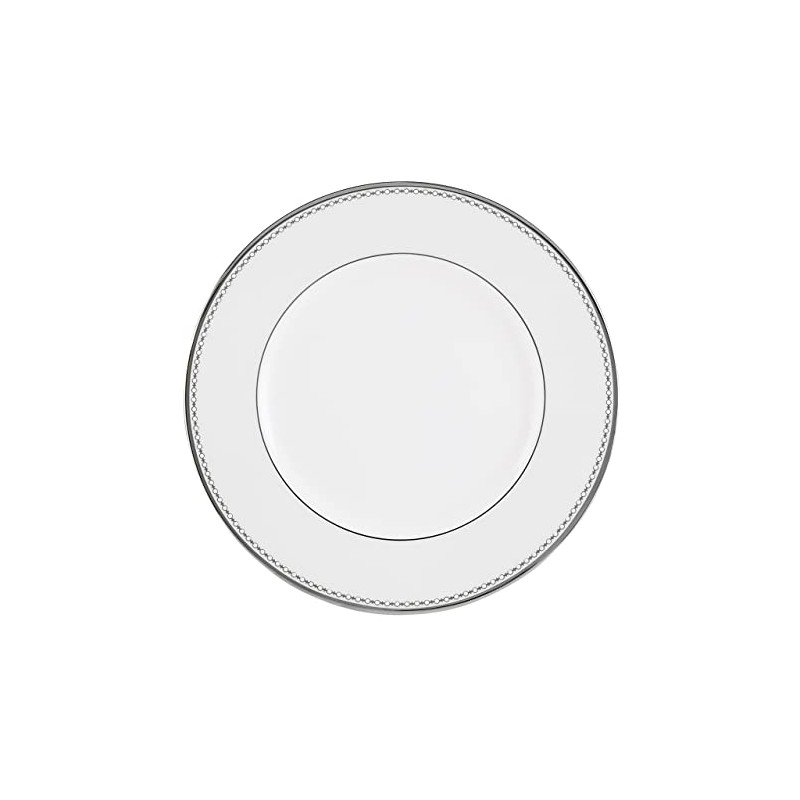 Lenox Pearl Platinum Dinner Plate, 1.50 LB, White