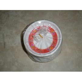 Pack of 10 Pieces Melamine soy sauce dish plate 3-3/4" diameter red