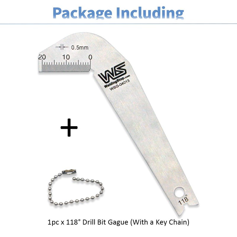 Drill Bits Gage 118 Degree Angle Drill Sharping Tools