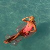 FUNBOY Clear Pink Mesh Chair 2-in-1 Water Chair with Cooling