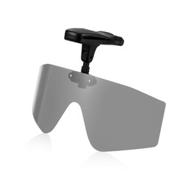 DEECOZY Outdoor Polarized Sunglasses, Fishing Cycling Traveling Flip Cover UV Protection Sunglasses That Can Be Clipped on the Hat Cap (Grey)