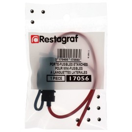 Restagraf - 1 x Waterproof Blade Fuse Holder Low Profile Mini 58V Ref 17056