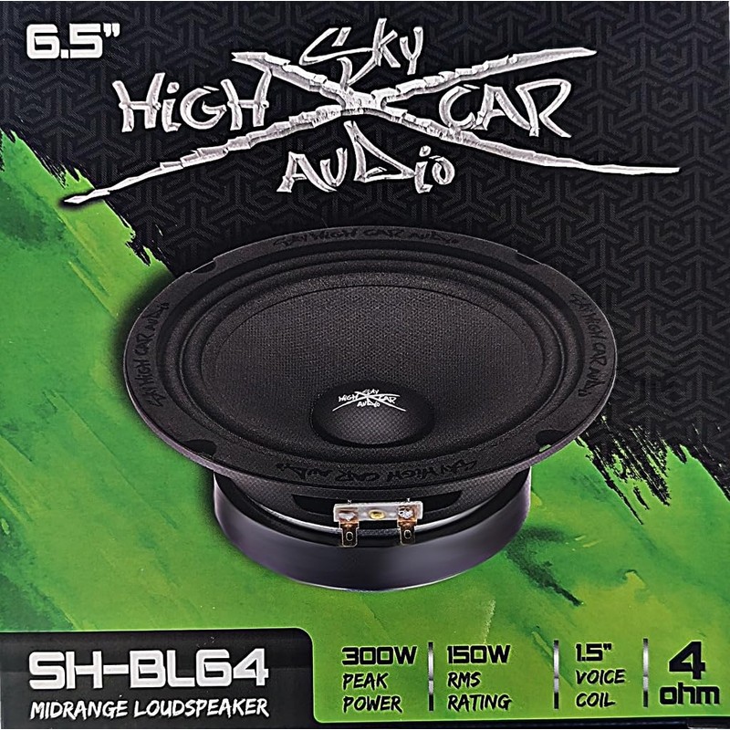 Sky High Car Audio SH-BL64 6.5" 4 ohm Midrange Loudspeaker