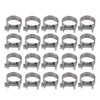 20PCS Hose Clamp Mini Stainless Steel Screw Hose Clip for