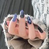 RTRTGS 2 Colours 48 Pieces Matte False Nails for Gluing