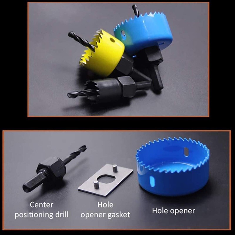 Holes Cutters - 8Pcs/13Pcs Down Lights Opener Saw Holesaw Kit