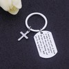 bobauna Godmother Keychain Godfather Keychain Godparent Keychain Set Will You