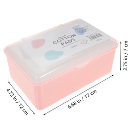 Healvian 1000Pcs Disposable Face Pads Soft Facial Cleansing Pads for Makeup Removal Travel Friendly Cleaning Tool Suitable for Eyes Lips Face Packaged Box